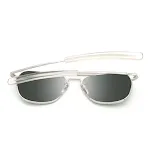 Fashion Aviation AO zonnebril. Klassieke aviator stijl met UV-bescherming. Perfect voor piloten en modebewuste mensen. — foto 3