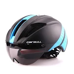 Capacete de Ciclismo Aero para Bicicleta Estrada Mountain Bike Triathlon Integral. TT Race Masculino. Maior performance e velocidade. — foto 10
