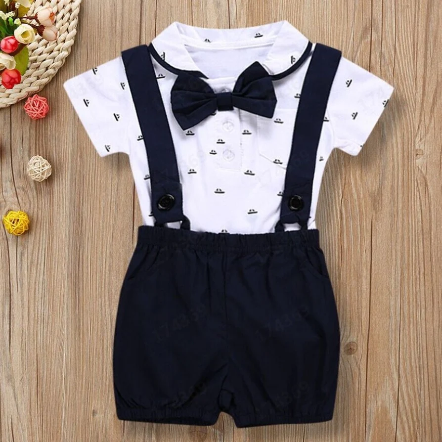 Macacão Branco Infantil com Suspensório e Gravata Borboleta, Roupa Elegante para Festas e Eventos, Conforto e Estilo Garantidos — foto 4