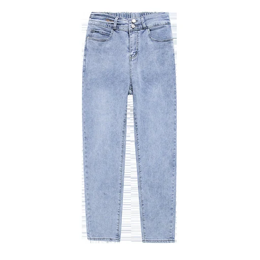Title 3, New Straight Loose High Waist Slim Jeans, desig...