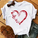 Loose Round Neck White Ladies Casual T Shirt with Short Sleeves Comfortable and Stylish Everyday Wear Perfect for a Rela — photo 11