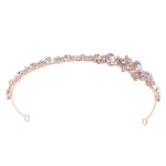 Tiara Coroa de Cabelo Feminina com Strass, acessório fashion para penteados, ideal para festas e eventos, adiciona brilho e elegância — foto 2