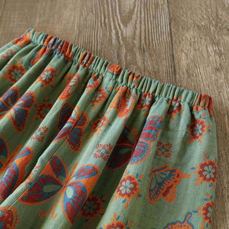 Title 4, Retro Pajamas Yarn-dyed Cotton Leisure Home Wea...