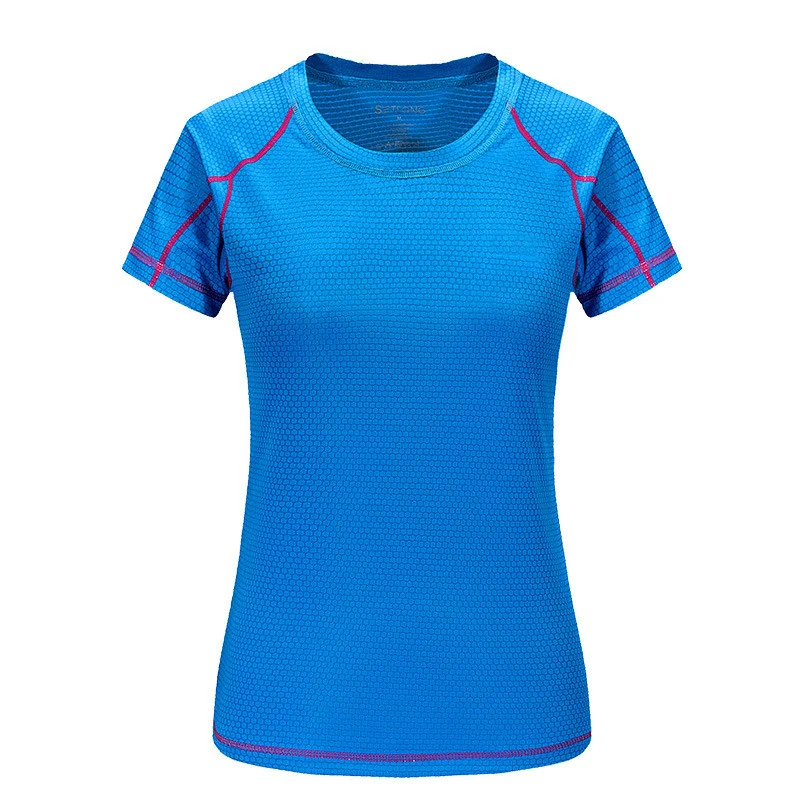 Round Neck Short-sleeved Men's T-shirt Couple Fitness Work Clothes T-shirt — photo 4