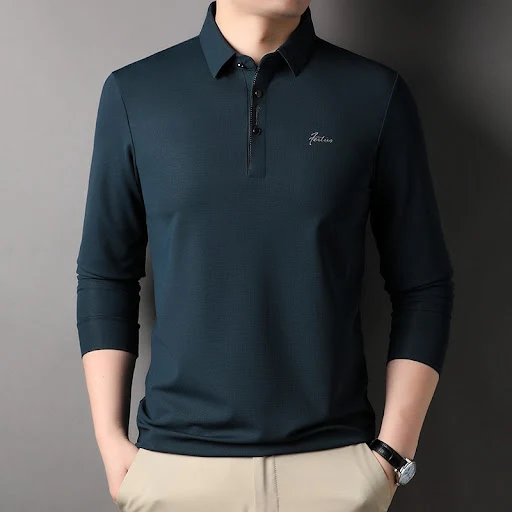 Title 4, Camiseta Manga Longa Masculina Roupas Novas Cor...