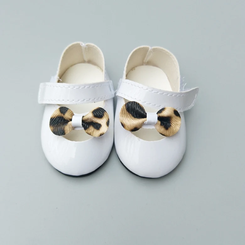 Sapatos de boneca American Girl 18 polegadas, para boneca Cheff, com estampa de leopardo, perfeitos para brincar e adicionar estilo à sua boneca. — foto 2