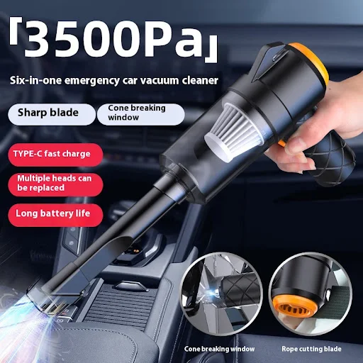 Title 6, Wireless Multi-functional Car Cleaner Strong Su...