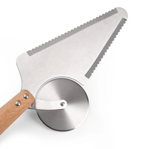 Title 5, Cake Cutting Two-in-one Pizza Round Knife, easi...