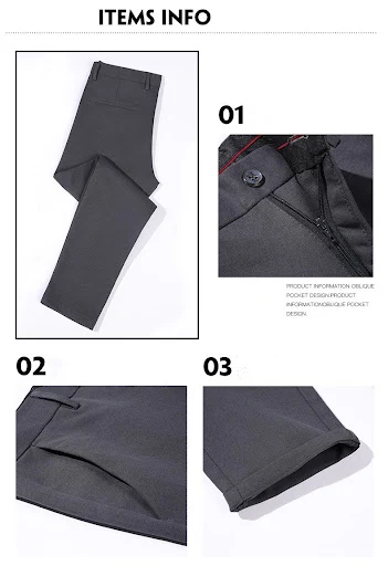 Title 11, Pantalones Casuales de Verano para Hombre Slim ...