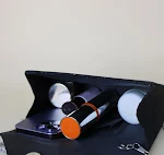 Dames diner clutch met diamantjes, vierkante flip bag, party mode. Een stijlvolle accessoire voor een avondje uit, perfect voor feesten en diners. — foto 2