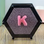 Large hexagon pink