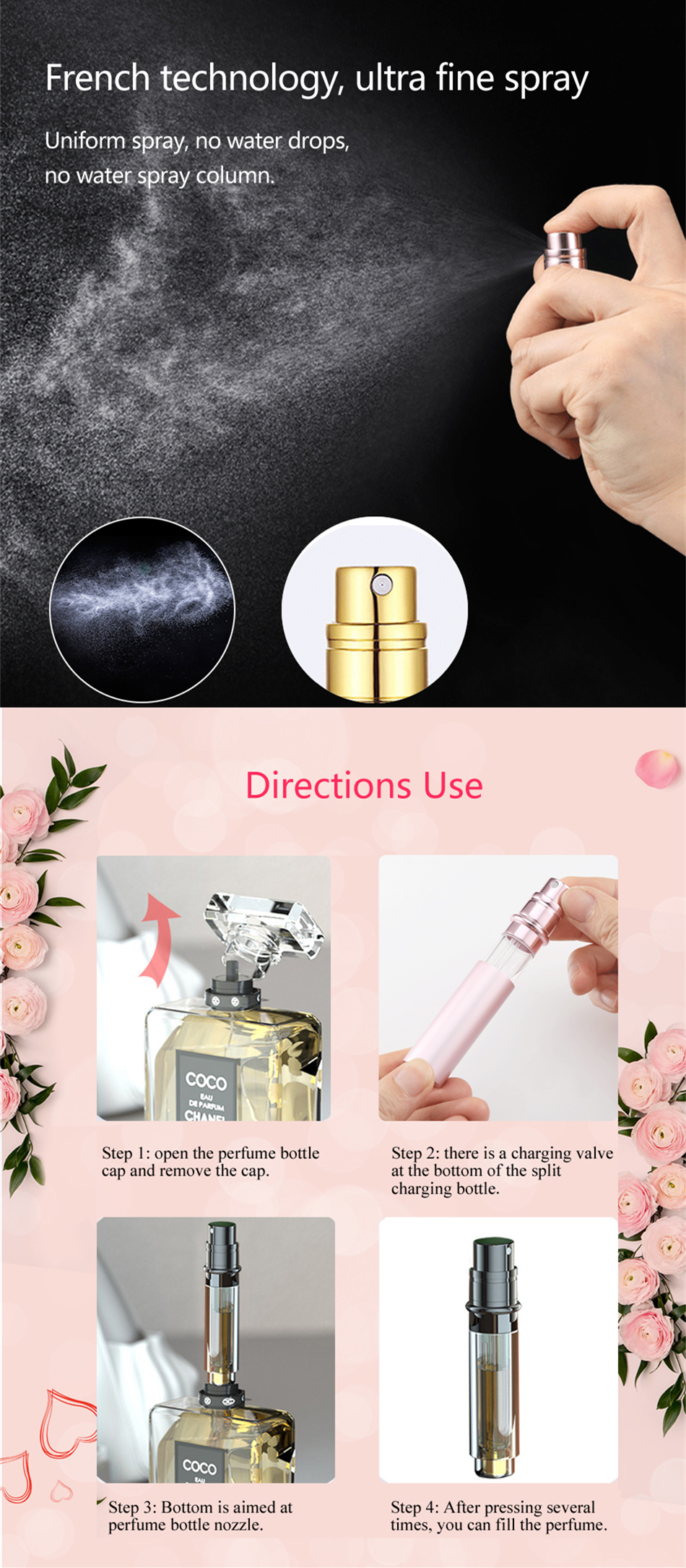 Title 8, High-End Travel Portable Perfume Vaporizers, Sm...