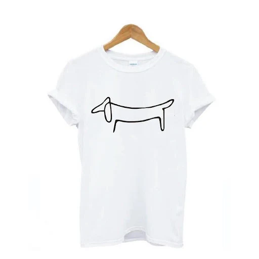Title 2, Dachshund lady t-shirt