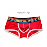 Men's Low Waist Solid Color Rainbow Underwear Boxers. Comfortable and stylish with a modern design for everyday wear. Pe — photo 4