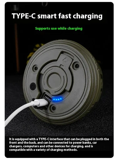 Title 3, Outdoor Camping Lighting Chain USB Charging Nig...