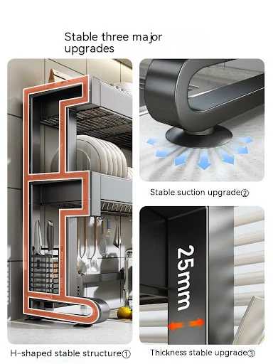 Title 4, Kitchen sink drain rack for bowls, spoons, chop...