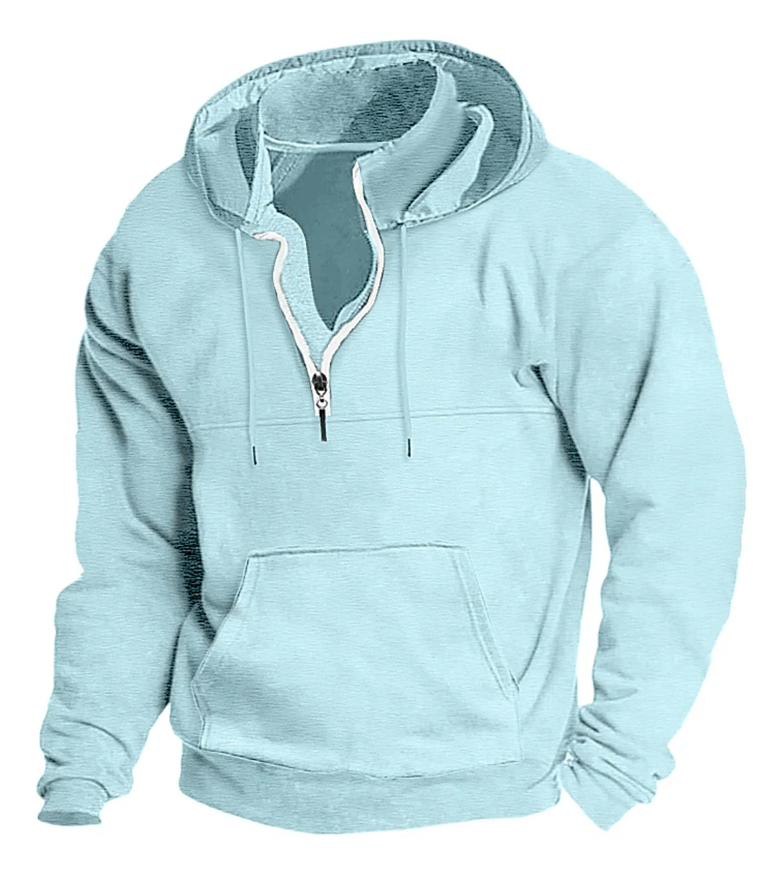 European And American Autumn And Winter New Hooded Sweater Thick Casual Jacket Men, offering warmth and style for the se — photo 7