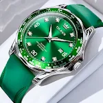 Relógio Submariner Verde Quartzo Luminoso Masculino Desfrute de um relógio resistente e elegante, com mostrador luminoso, perfeito para uso diário e aventuras. — foto 6