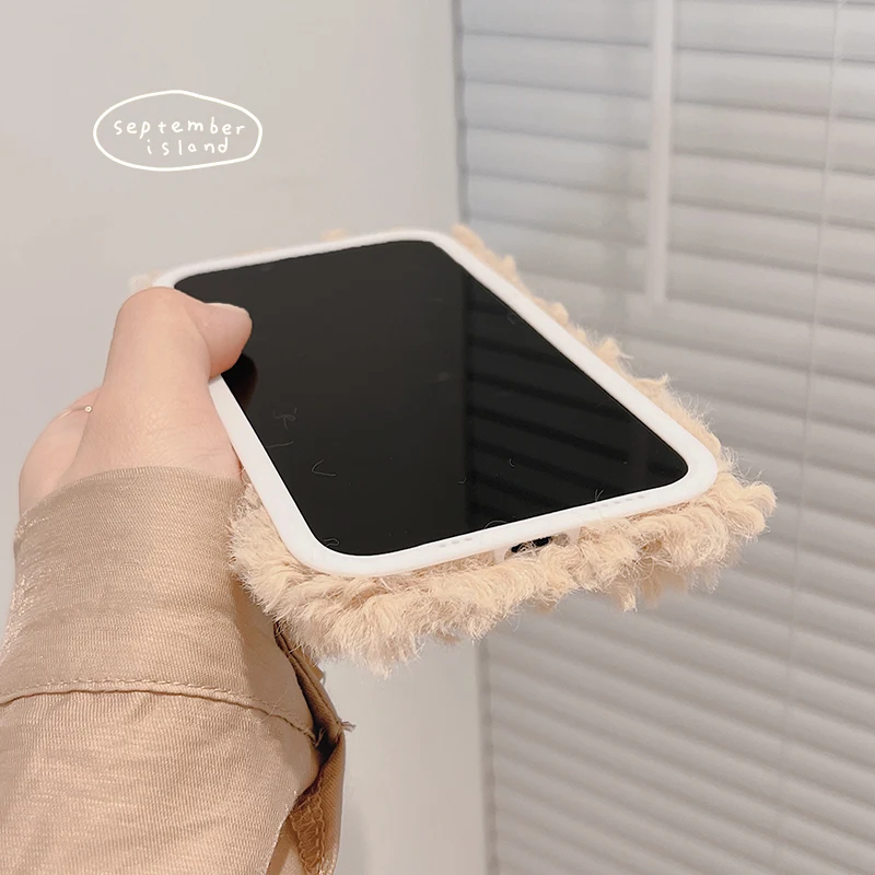 Title 3, iPhone 13 Pro Max XS Plush Case Autumn and Wint...