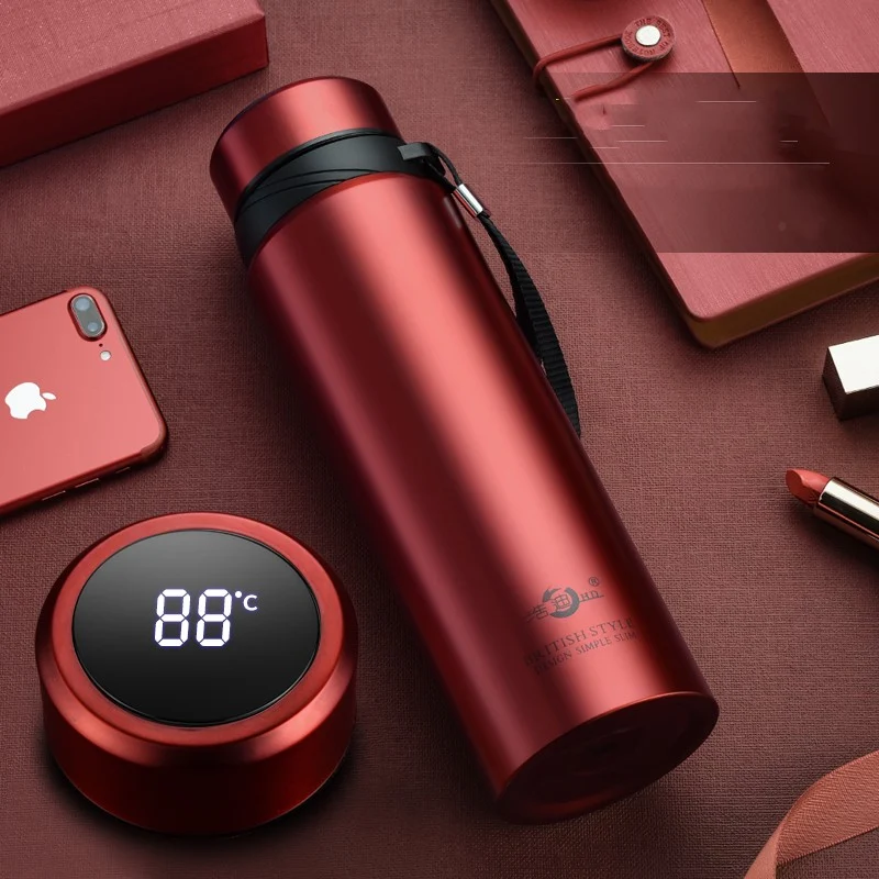 Smart Thermos Cup Large Capacity Water Stainless Steel Tea Outdoor Portable Kettle Keeps your drinks hot or cold for hou — photo 3