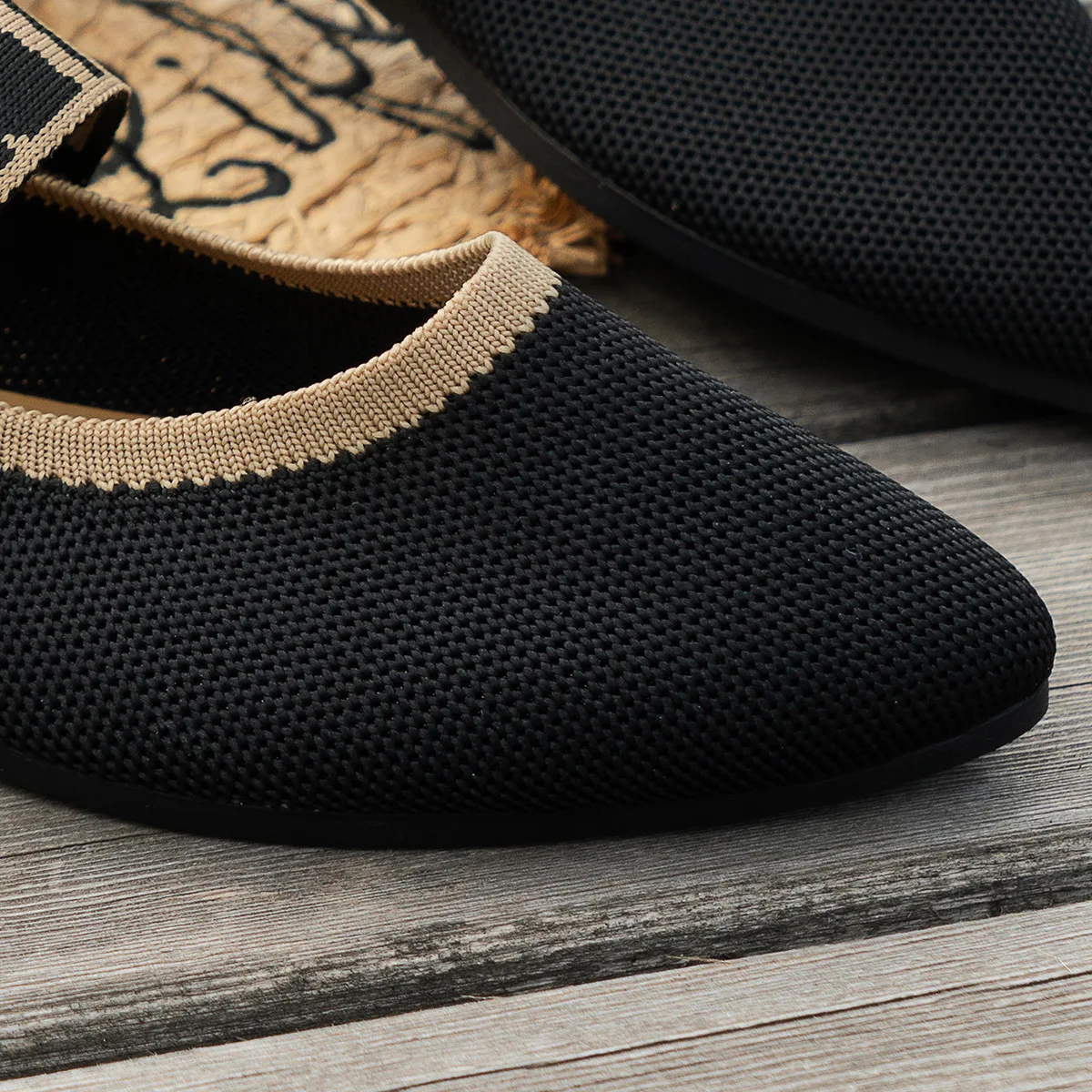 Title 9, Striped Flats Shoes Fashion Casual Pointed Toe ...