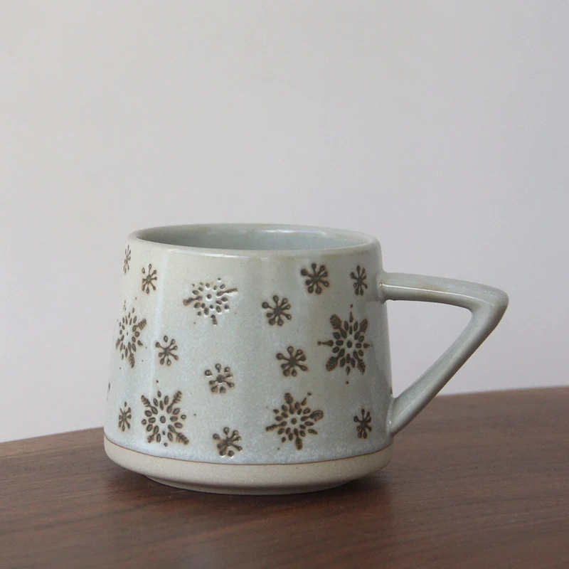 Title 5, Retro Ceramic Fambe Ear-hanging Coffee Cup, enj...