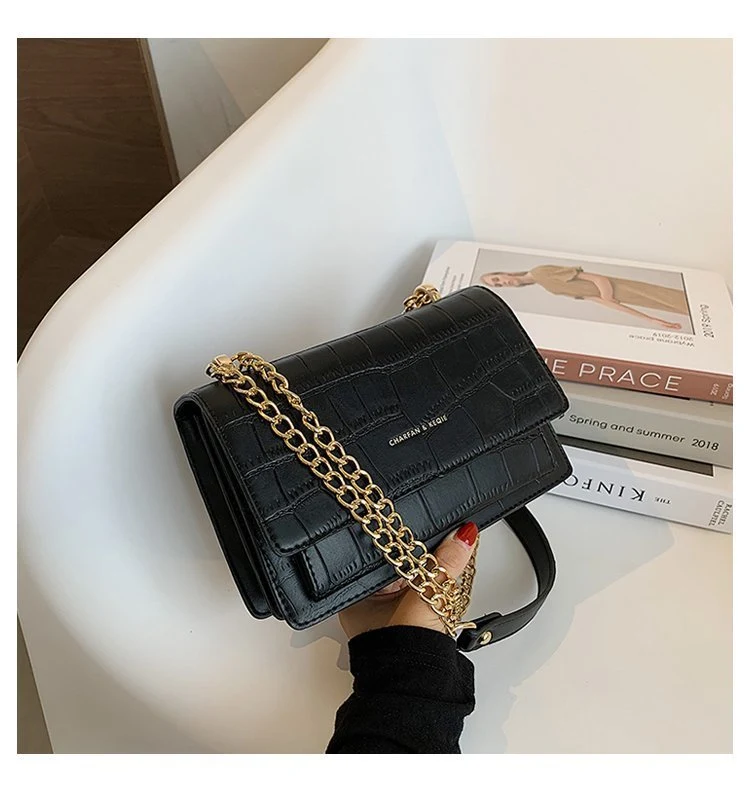 Title 10, Chain Versatile One Shoulder Crossbody Small Sq...
