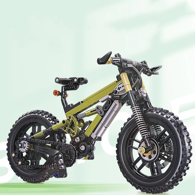 Construa sua mountain bike com este modelo de montagem tecnológica. Aprenda, brinque e monte sua bike, diversão garantida! — foto 2