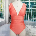 Women's plus size one-piece swimsuit for a flattering fit. Comfortable and stylish swimwear designed to boost confidence — photo 2