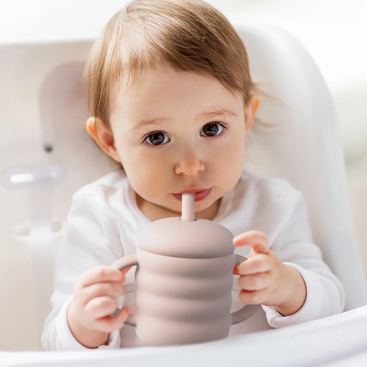 Title 13, Baby Silicone Sippy Cup BPA-Free Portable Snack...