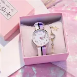 Purple and white strap
