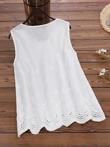 Title 2, Womens Solid Color Hollow Pleated Stripes Slee...