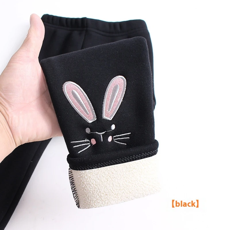 Leggings grossas infantis com forro de lã, calças de bebê de algodão puro, super confortáveis e quentinhas para o inverno, perfeitas para brincar. — foto 11