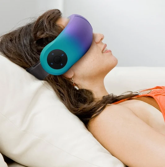 Electric Eye Massager for Adults and Children Relieves Eye Strain and Relaxing Muscles Around Eyes with Heat Therapy for — photo 2