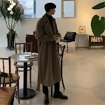 Casaco casual britânico de comprimento médio para homens. Ideal para um visual moderno e elegante, perfeito para diversas ocasiões. — foto 11