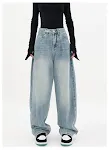 Women's Wide-leg Jeans Loose High Waist Straight Pants. Comfortable and stylish everyday wear. Find your perfect fit for — photo 9