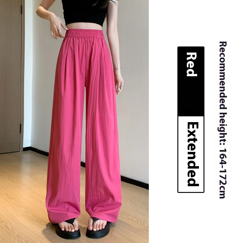 High Waist Drooping Straight Pleated Cotton And Linen Casual Pants offer comfort and style, perfect for everyday wear wi — photo 6