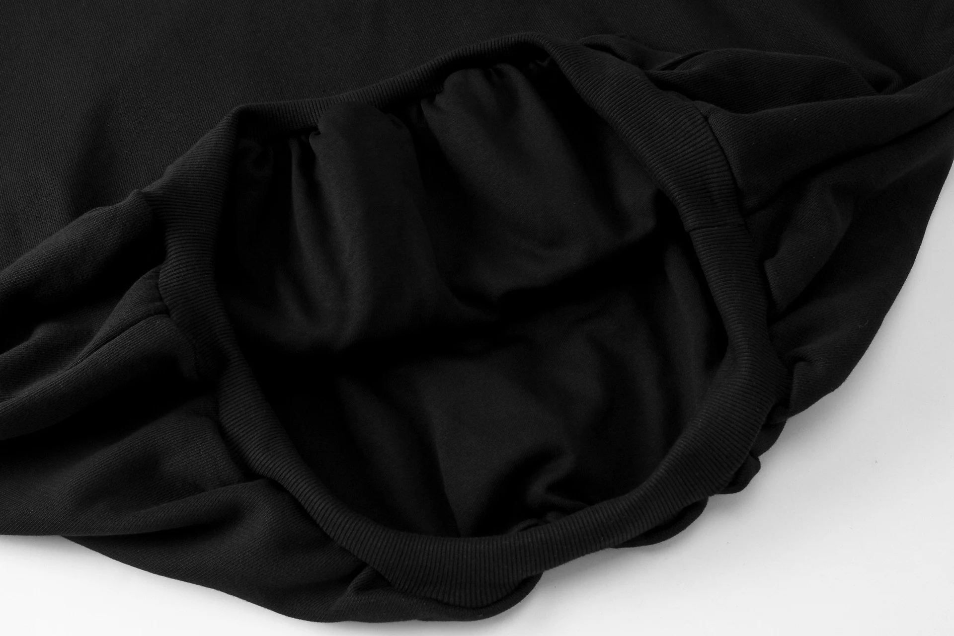 Title 15, High Street Solid Color Double-layer Flat Hoode...