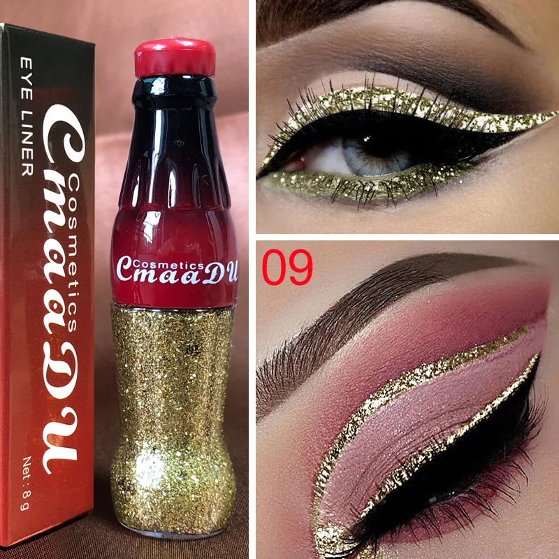 CmaaDu Color Glitter Liquid Eyeliner for Sparkling Eyes. Easy to apply, long-lasting, and with intense colors. Create a — photo 10