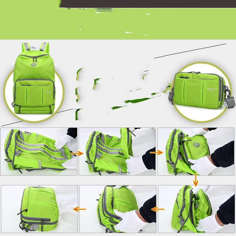 Title 1, Outdoor Folding Portable Sports Backpack Travel...