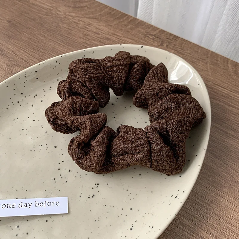 Faixa de cabelo Bun Intestino Grosso grande para mulher, elástico para coques fáceis e elegantes, proporciona fixação confortável e duradoura. — foto 26