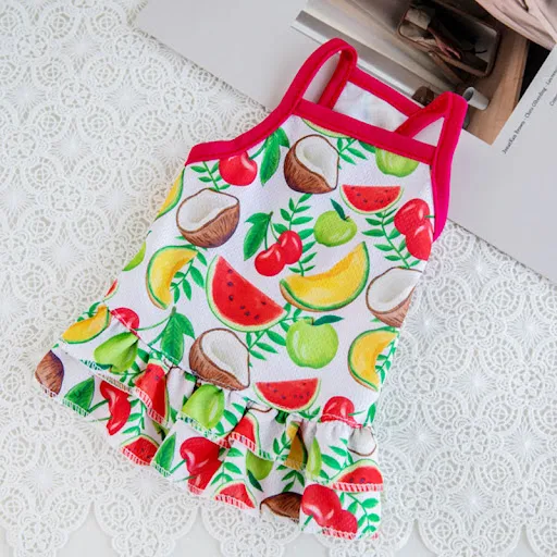Title 6, Dog Clothes Summer Fruit Sling Thin perfect for...