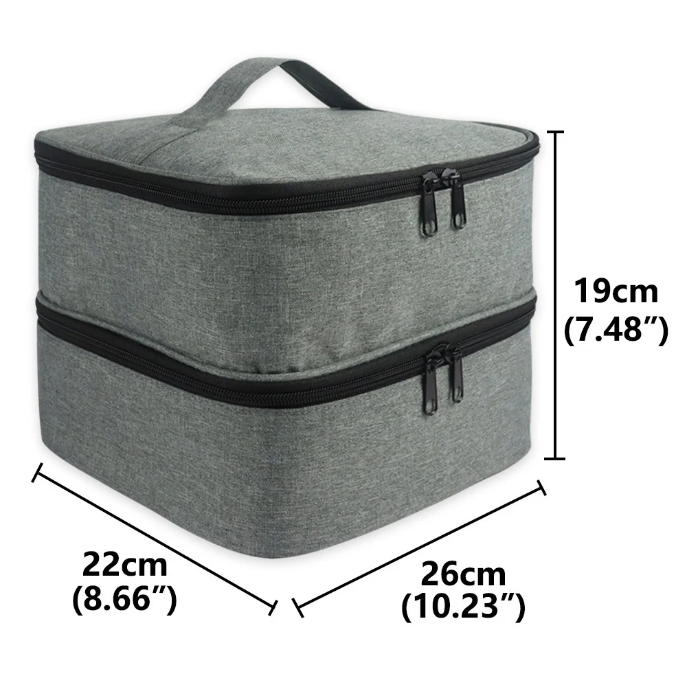 Bolsa de armazenamento de cosméticos para esmalte de unhas Mantenha seus esmaltes organizados e protegidos. Ideal para viagens e uso doméstico. — foto 10