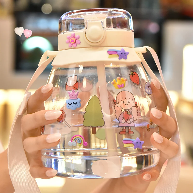 Title 4, Womens Fashion Large Capacity Straw Water Cup....