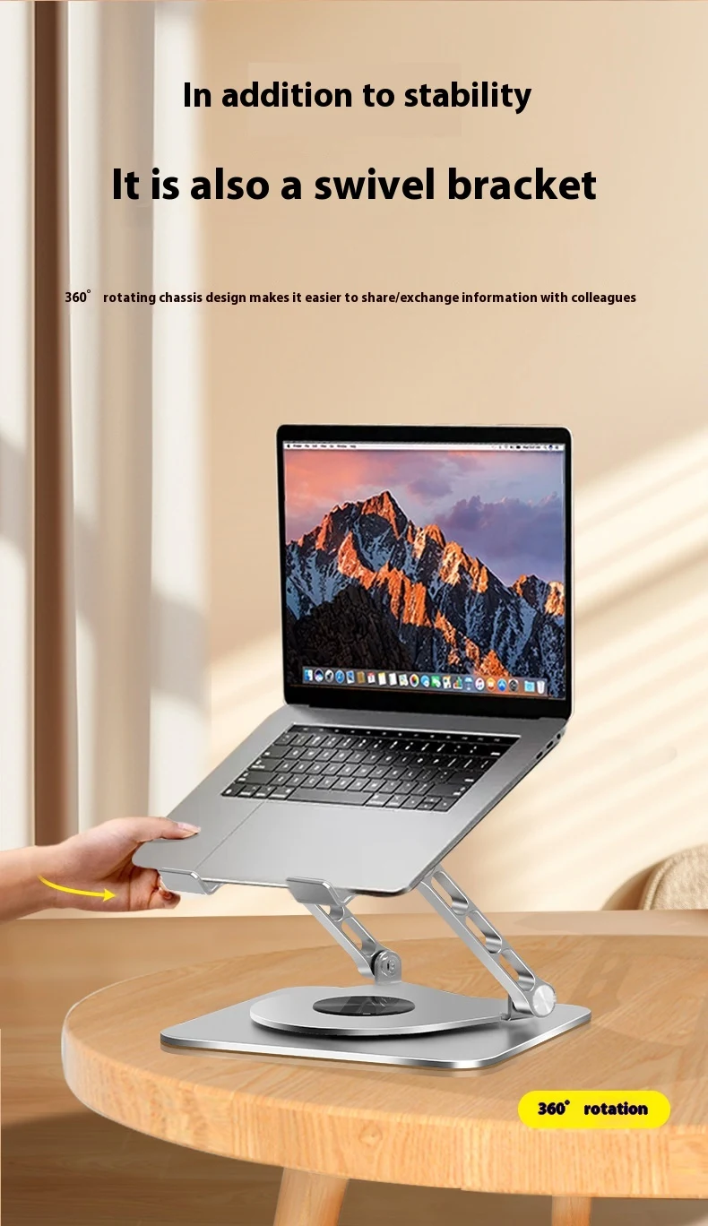 Title 2, Suporte para notebook giratório 360 graus em li...