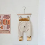 Calças de Fleece Acolchoado Cintura Alta Proteção Barriga Calças Quentes Roupa Externa Conforto e Aquecimento para Inverno — foto 7