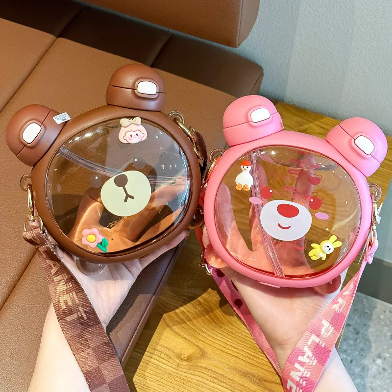 Children's Double Drink Cup Summer Cute School Straw Kettle Dual Beverage Bottle Perfect for School and Outdoor Use — photo 14