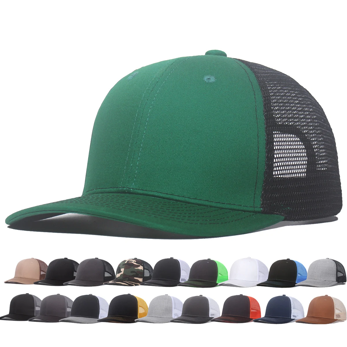 Cappellino da baseball, visiera ampia leggermente curva, traspirante, perfetto per sport e sole, comodo e fresco, ideale. — foto 24