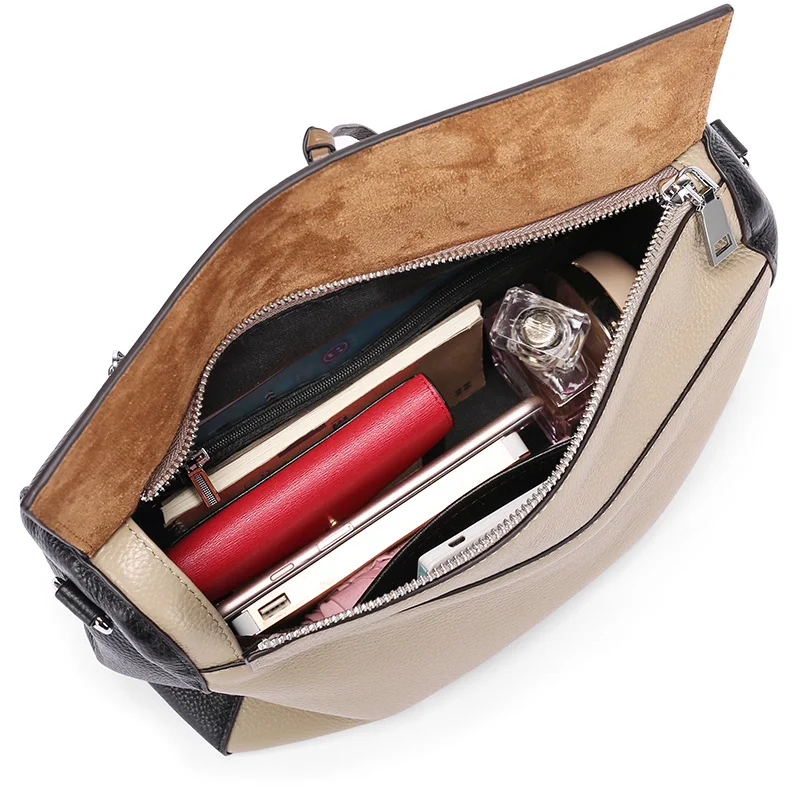 Title 4, Cowhide Portable Messenger Handbag – Carry your...