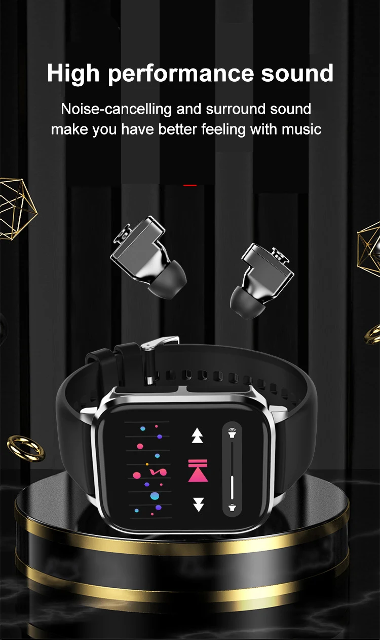 Title 11, Two-in-One Bluetooth Headset Smartwatch with Ca...